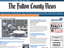 Tablet Screenshot of fultoncountynews.com